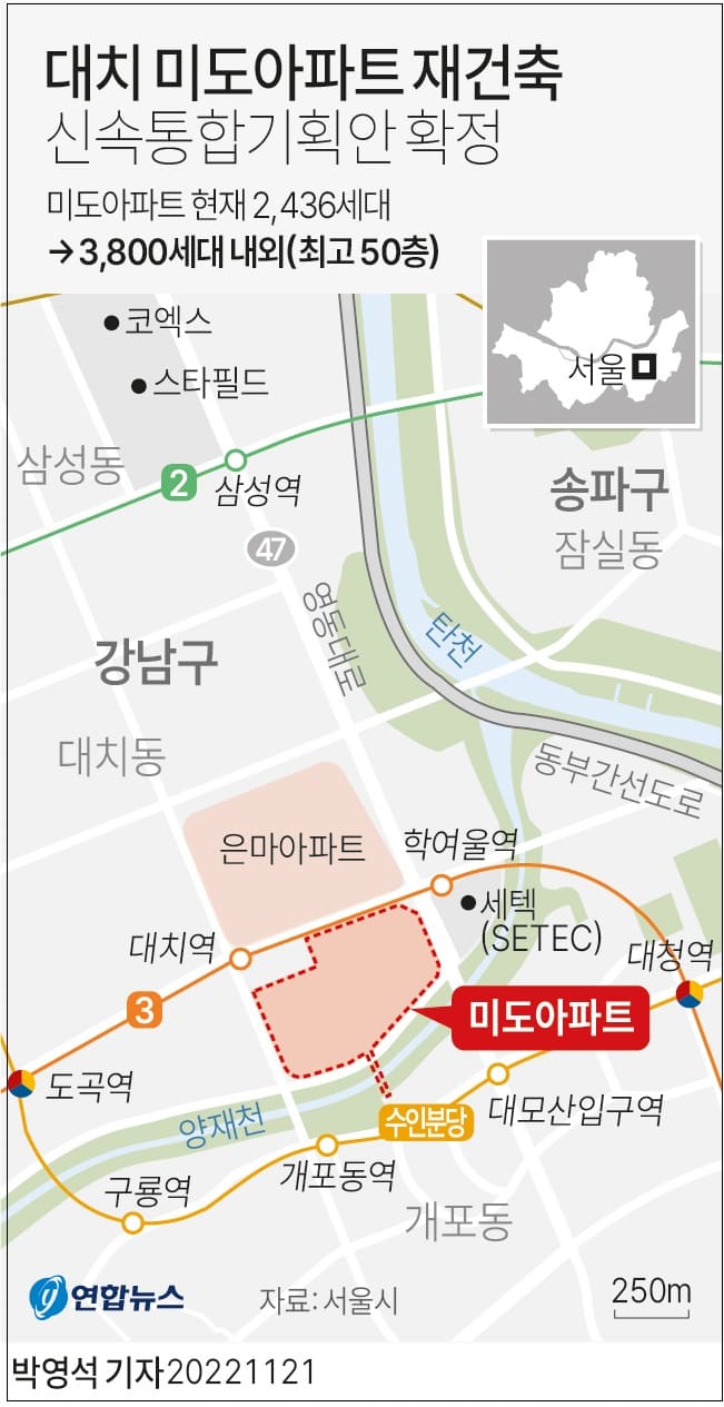 40년 대치 미도아파트, 재건축 본격화