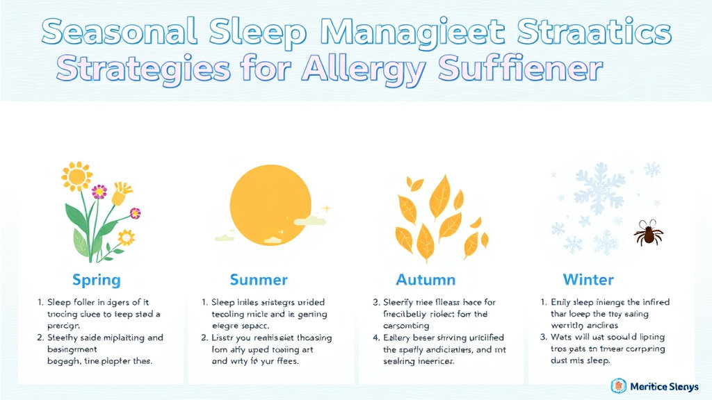 비염 환자를 위한 계절별 수면 관리