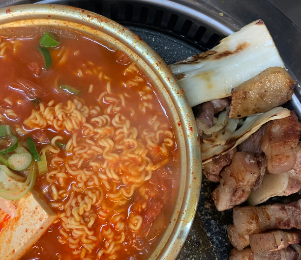 김치찌개 라면