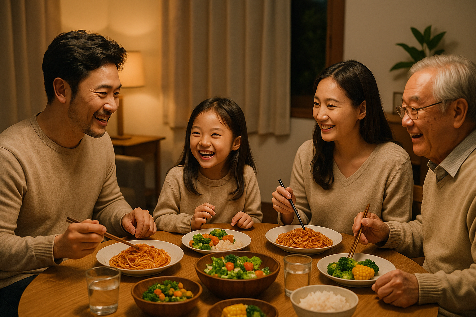 가족과 저녁식사