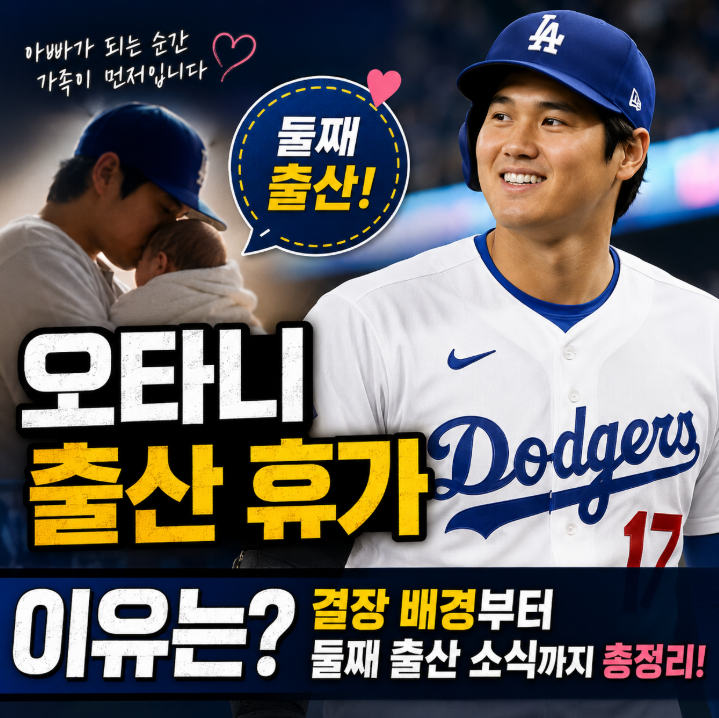 오타니 출산 휴가 이유는? 결장 배경부터 둘째 출산 소식까지 총정리