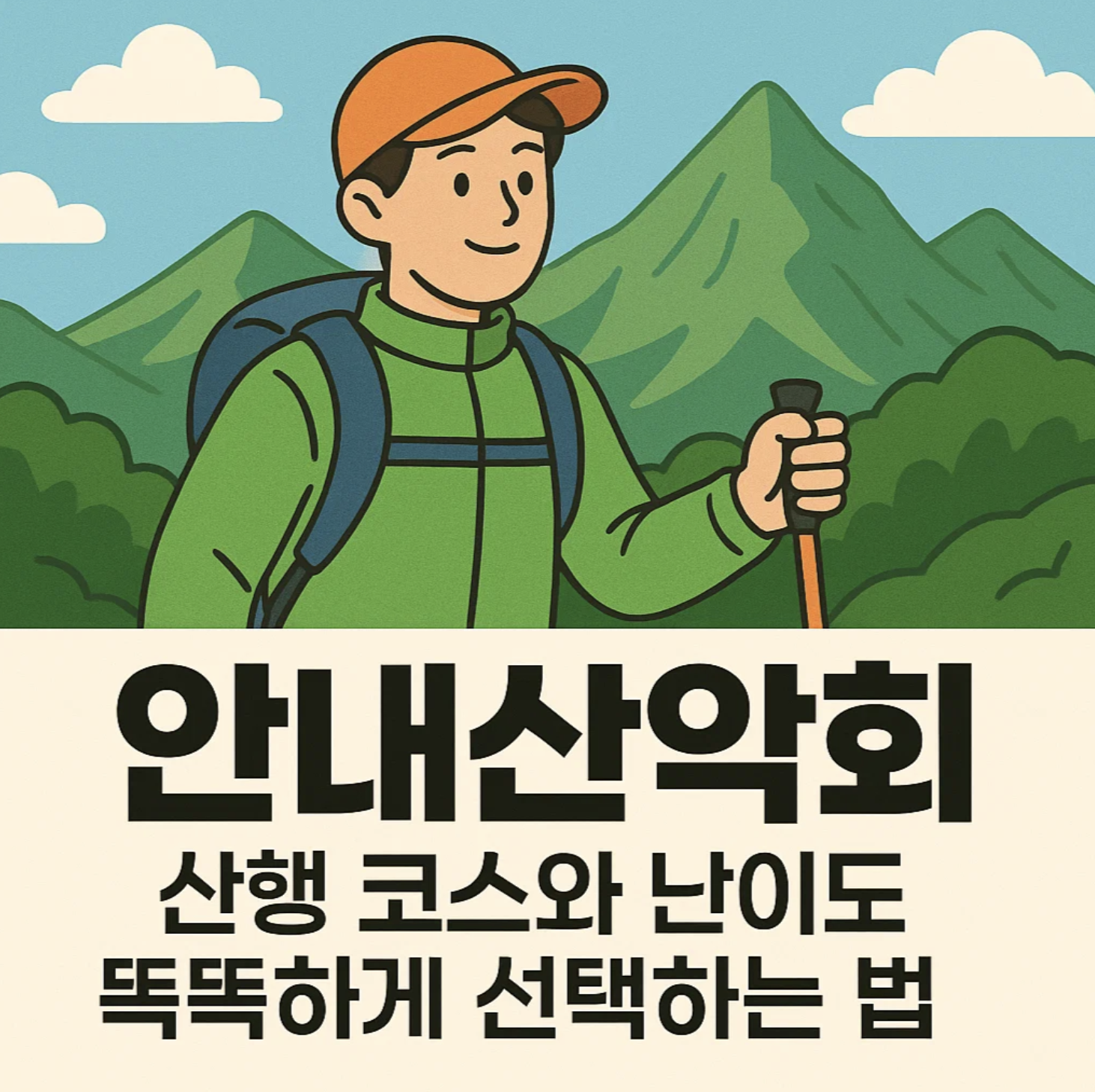 안내산악회, 산행 코스와 난이도 똑똑하게 선택하는 법