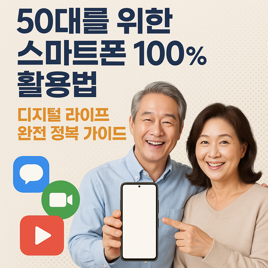 50대를 위한 스마트폰 활용법 완전 가이드 대표 이미지