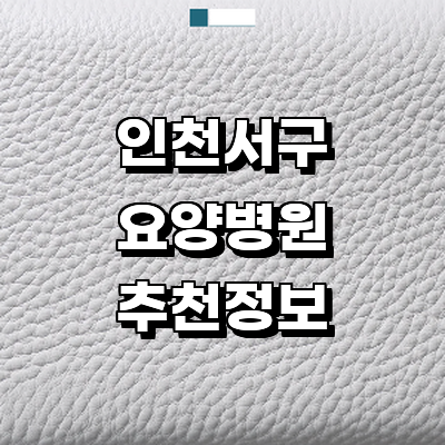 인천 서구 요양병원