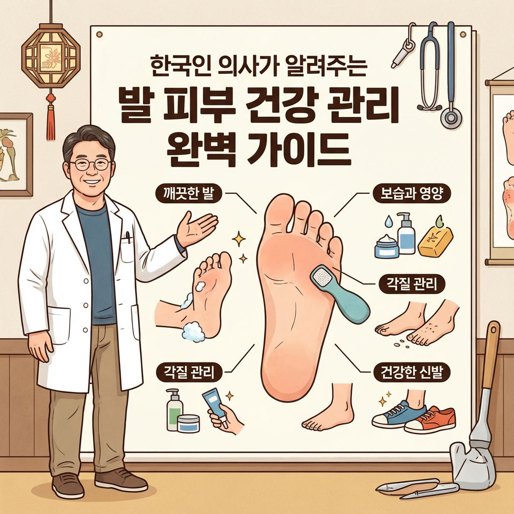 발 피부 건강 관리 방법 완벽 가이드