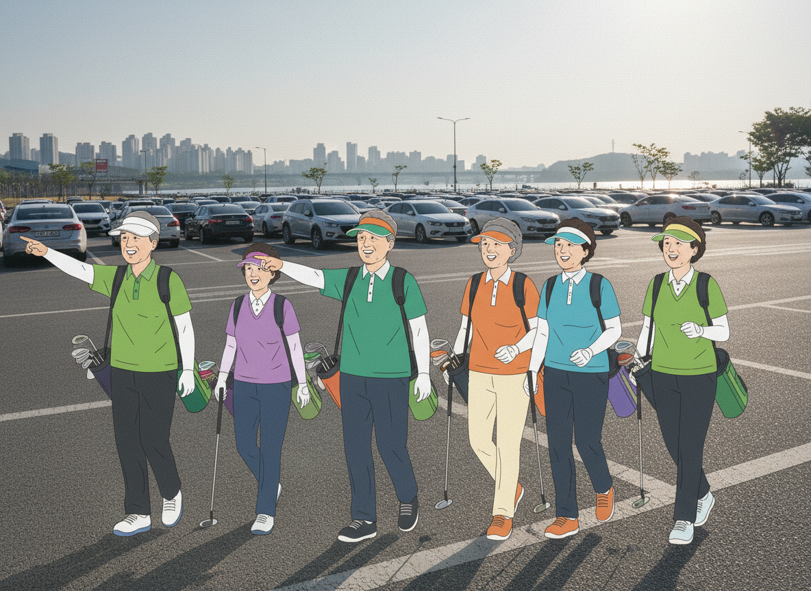 잠실 파크골프장 예약 일정 주차