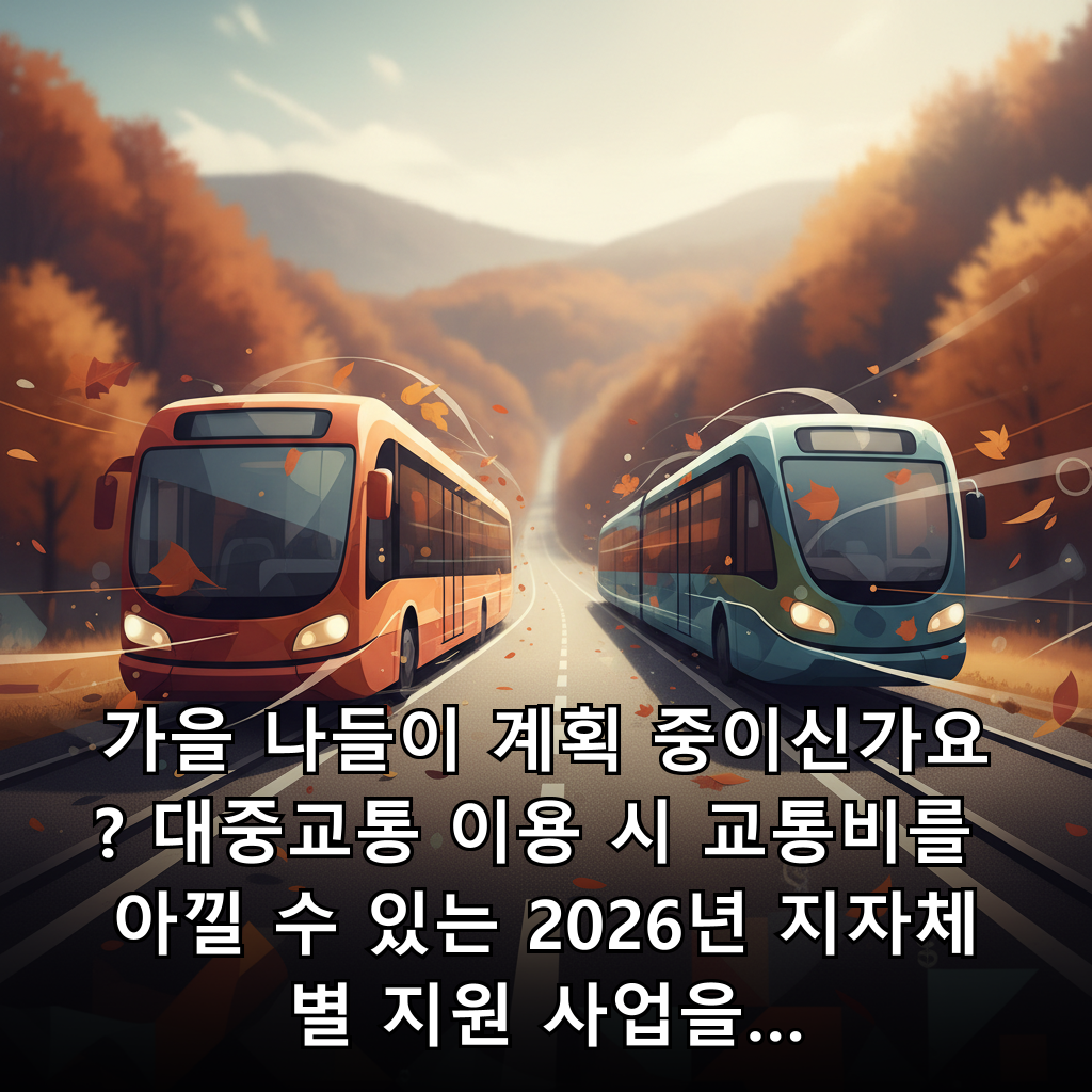 길게 뻗은 도로 위를 달리는 버스와 기차의 추상적인 모습