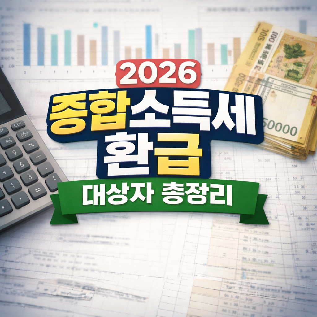 2026 종합소득세 환급 대상자 총정리|프리랜서·직장인 환급 가능한 경우