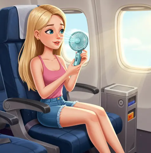 휴대용 선풍기 수화물