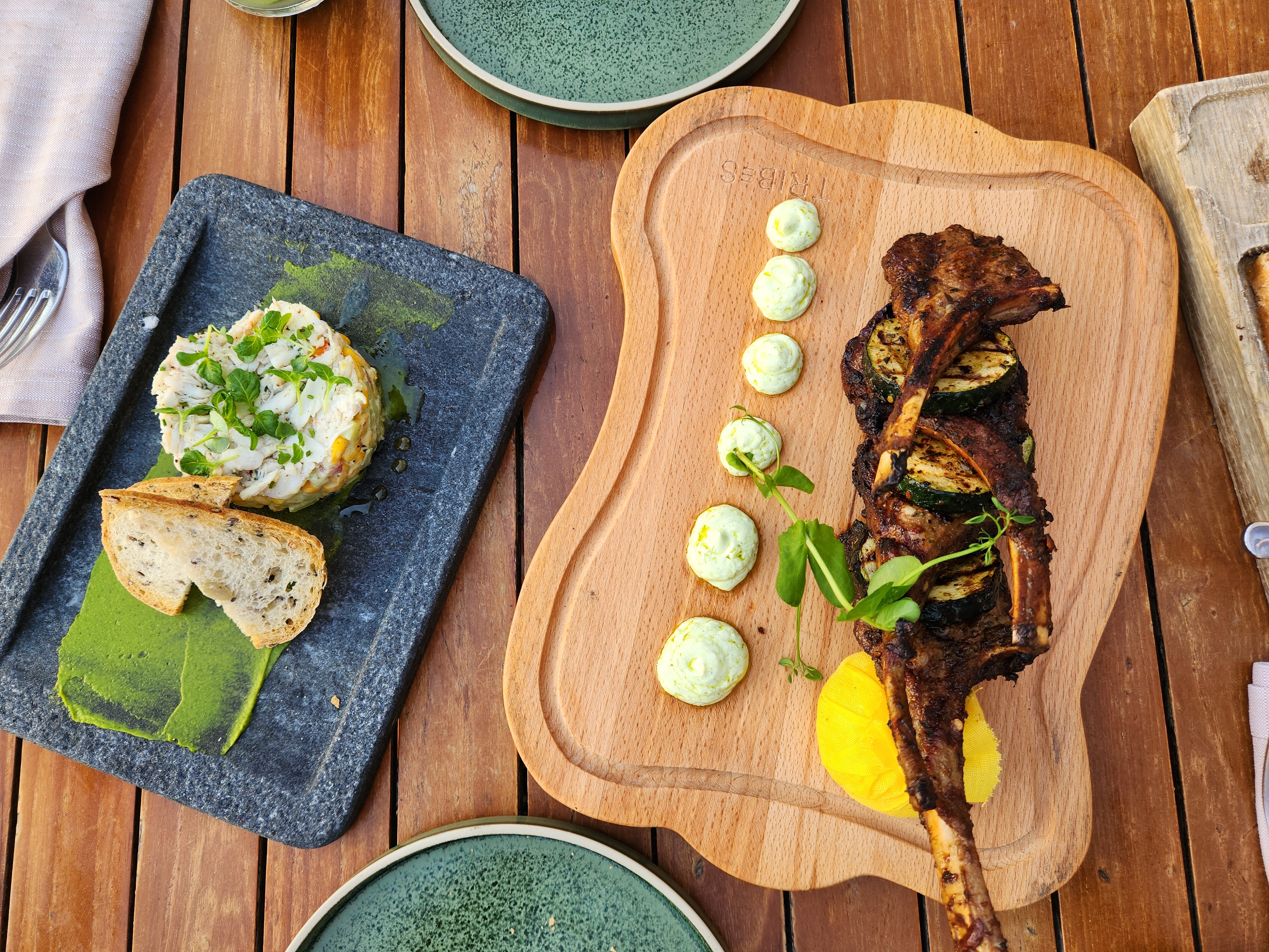 두바이분수쇼 식당 트라이브스 - 음식