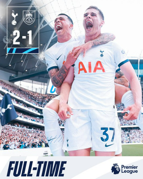 토트넘 맨시티 축구 경기력 분석