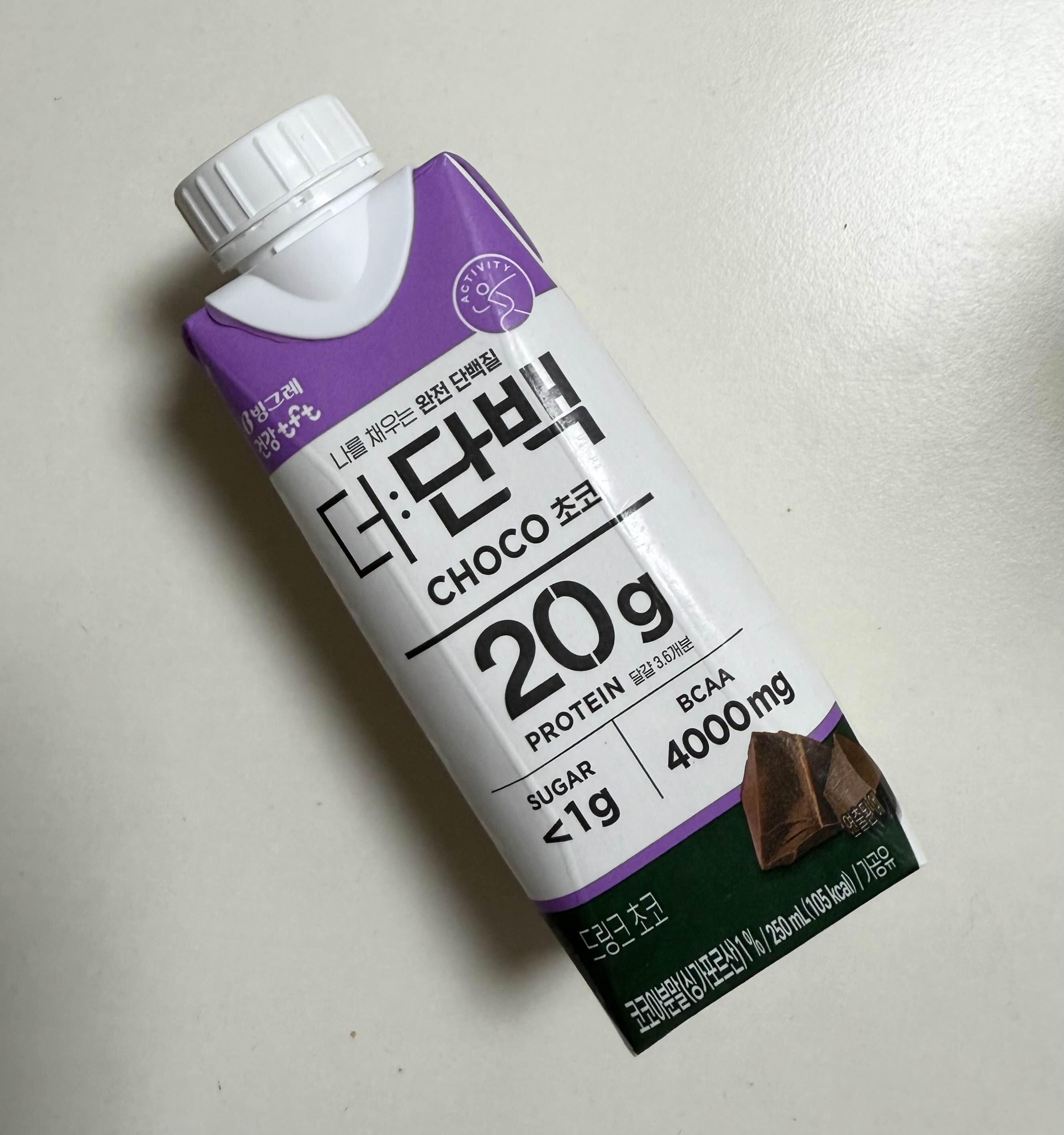 더단백 초코 단백질 음료