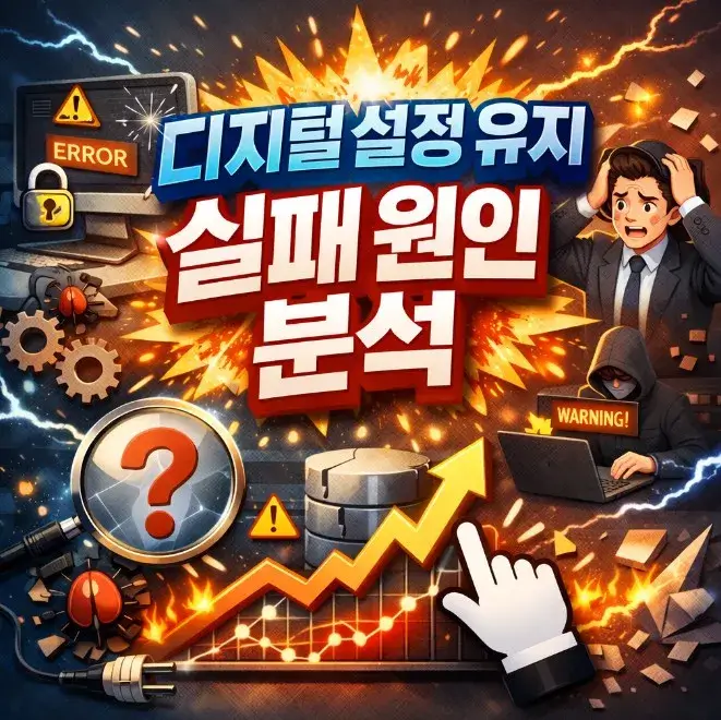 디지털 설정 유지 실패 원인 분석