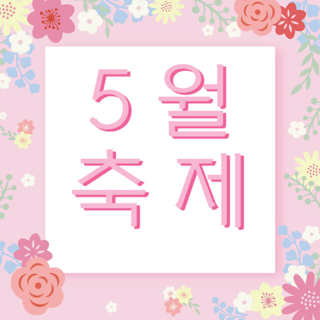 5월 축제 정리