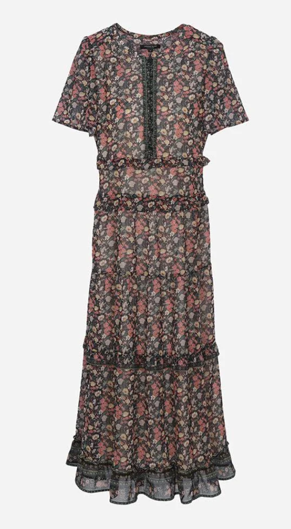 Thursday Island 페미닌 플라워 롱 원피스