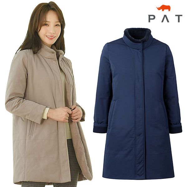 PAT 여성 밍크트리밍 다운 코트 1G82001