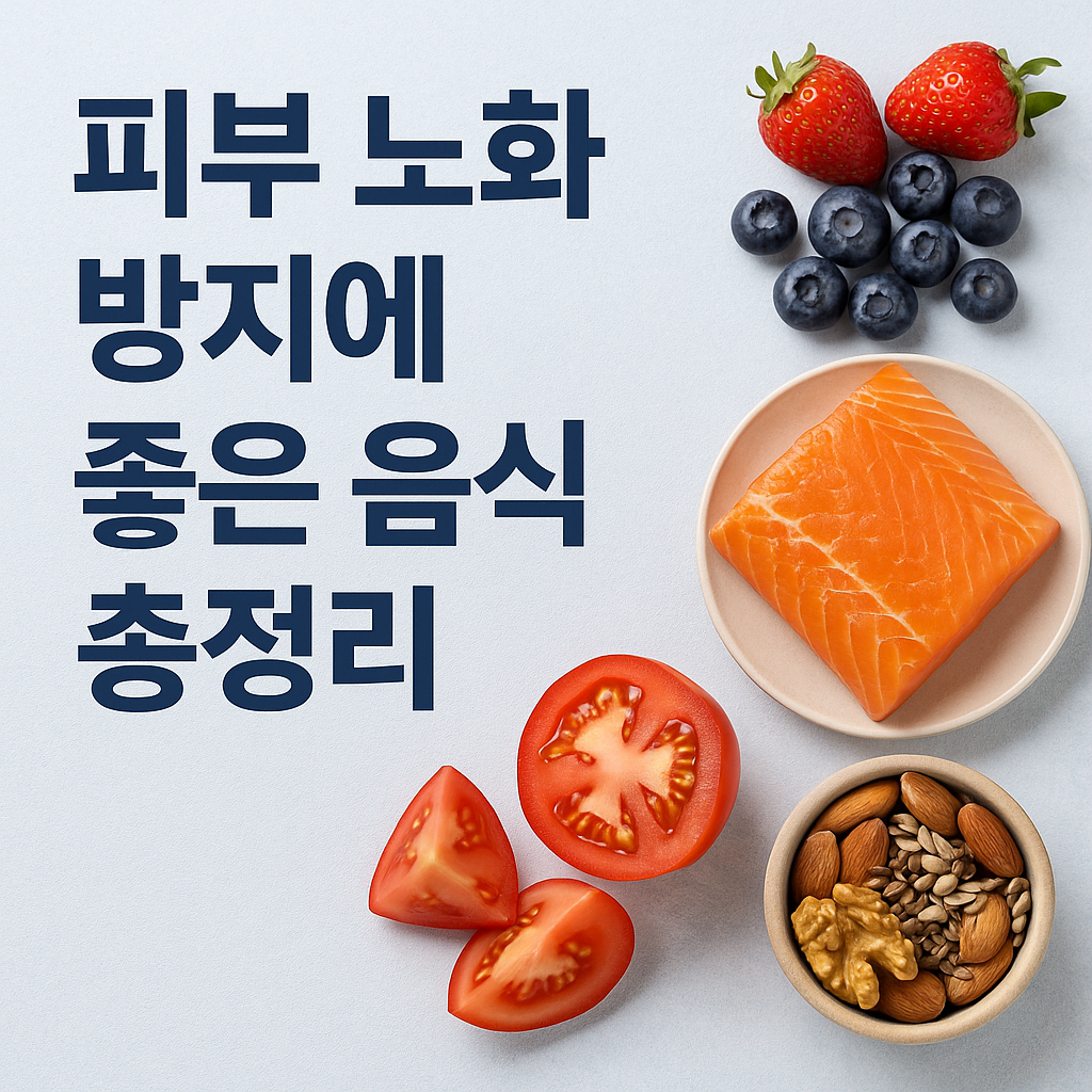 피부 노화 방지에 좋은 음식 총정리