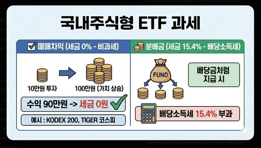 국내 ETF 세금 완벽 정리 [2026년 개정] 유형별 과세&middot;ISA 절세&middot;종합과세 대비법