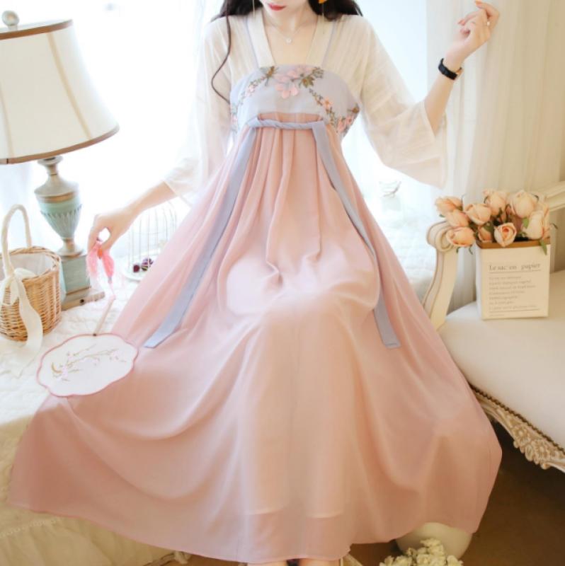 여성 여름 개량 생활 한복 드레스 원피스 졸사 컨셉