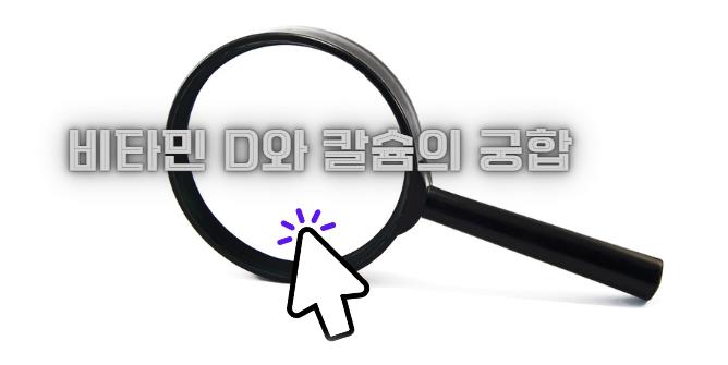 비타민 D와 칼슘의 궁합 알아보기