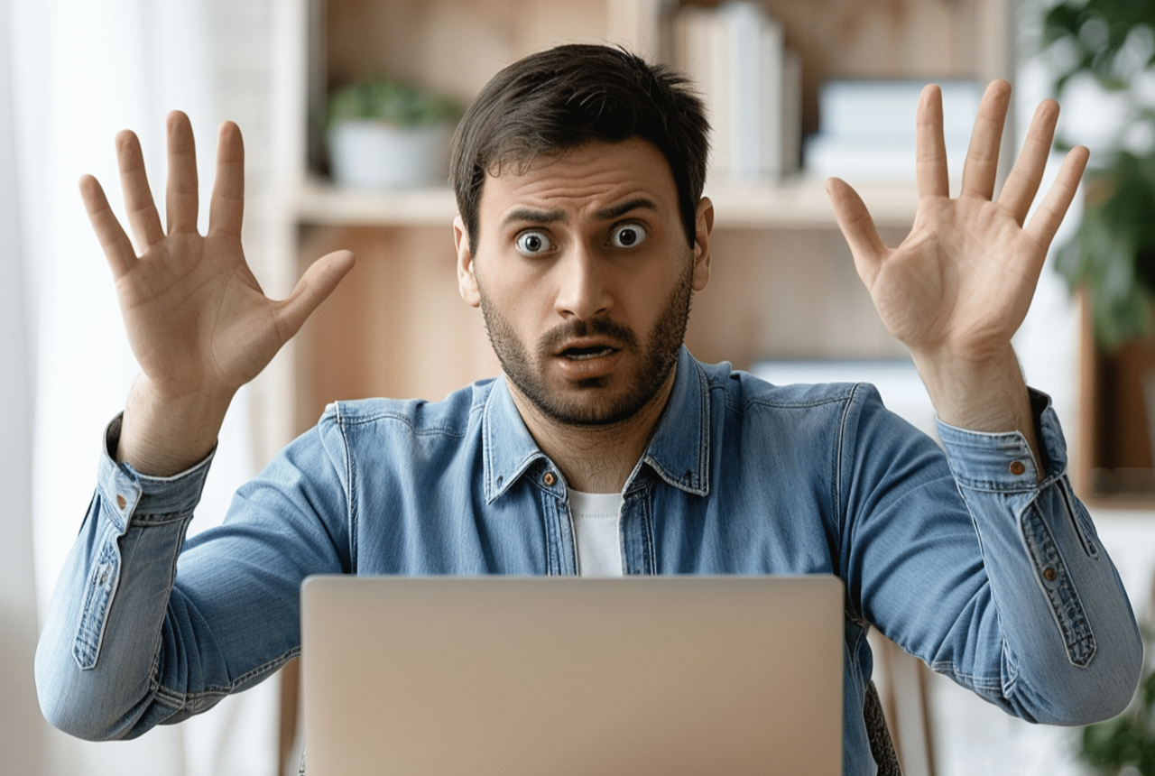 놀라는 외국인 사진