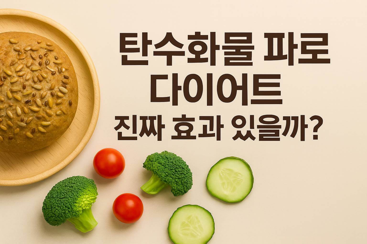 탄수화물 파로 다이어트, 진짜 효과 있을까?