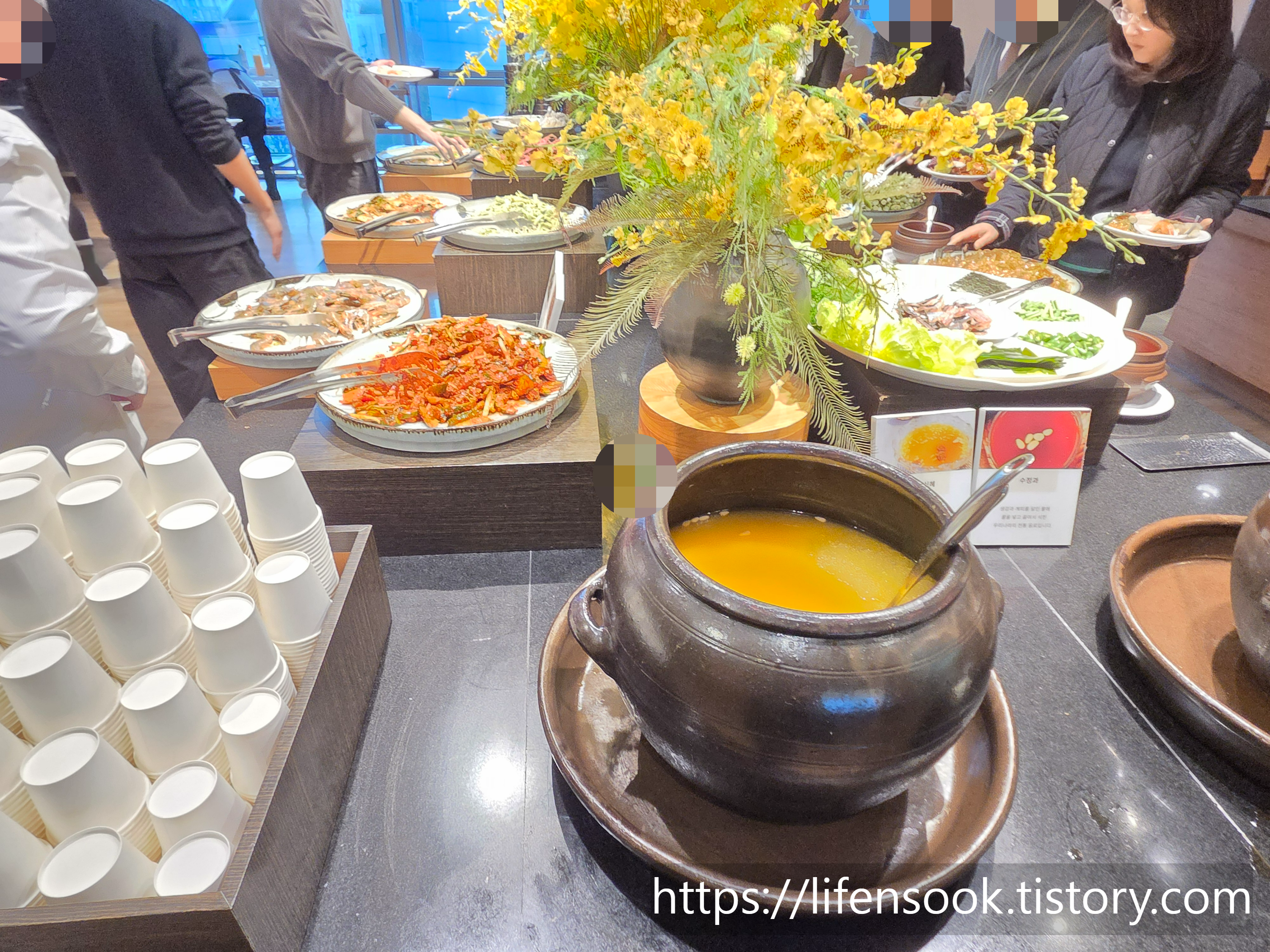 AW컨벤션 테라스볼룸 5층 연회장 푸드라인 2