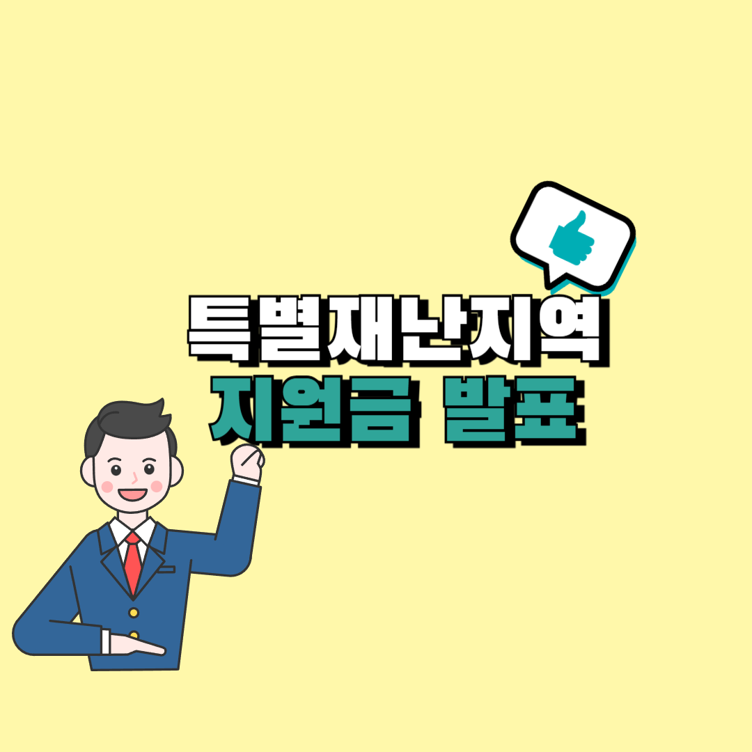 특별재난지역 지원금