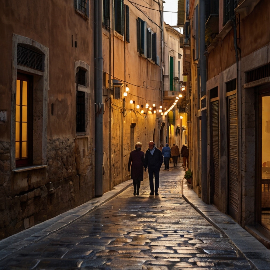 바리 여행정보 바리베키아(구시가지)를 묘사한 이미지