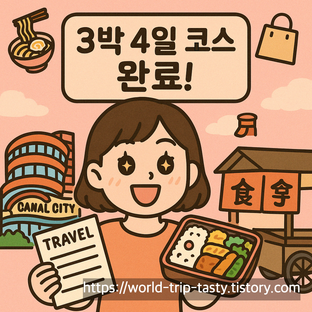 후쿠오카 여행 코스 백만원으로 끝장 내기! 현지인도 놀란 알짜 일정 완벽 정리