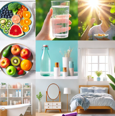 건강한 피부를 만드는 생활 습관