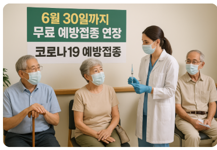 코로나19 예방접종 접종 연장안내