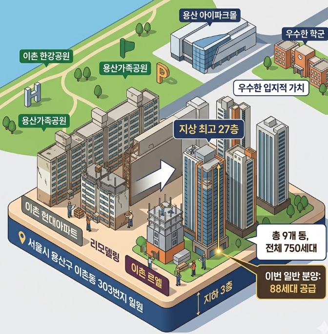 이촌 르엘 분양가 청약 일정 조건 신청방법