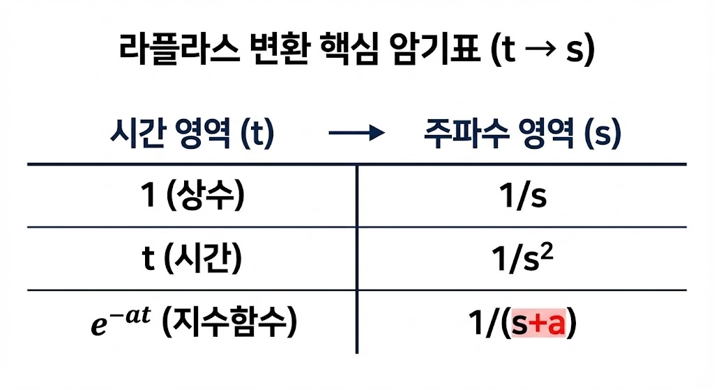 [전기기사 필기] "미분 적분 몰라도 돼" 라플라스 변환, 3초 만에 답 찾는 비법 (8문제 출제)