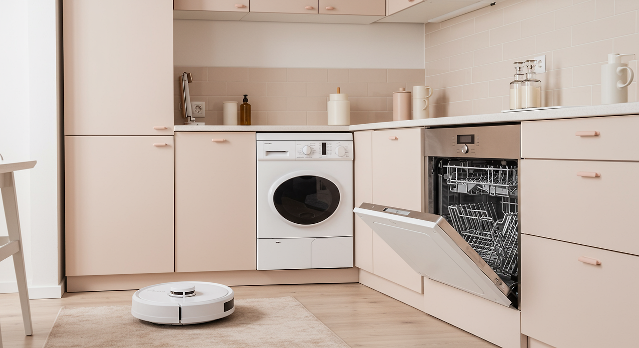 청소가 편리한 가전제품