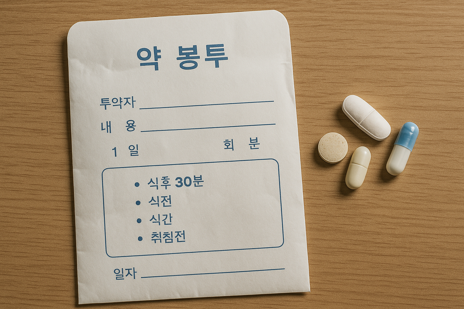 약봉투 날짜 잘 확인하는 꿀팁 (표기방식·보관·관리)