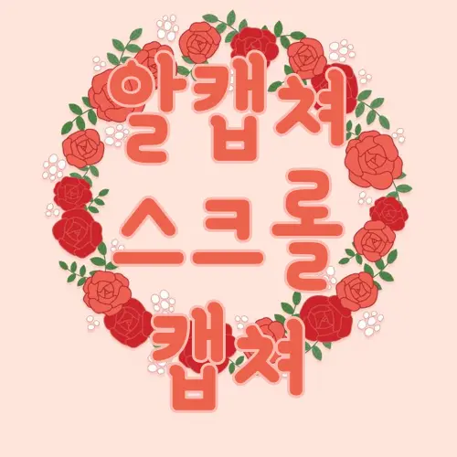 알캡쳐 스크롤 캡쳐