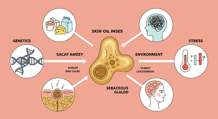 수면부족-피지분비량촉진
