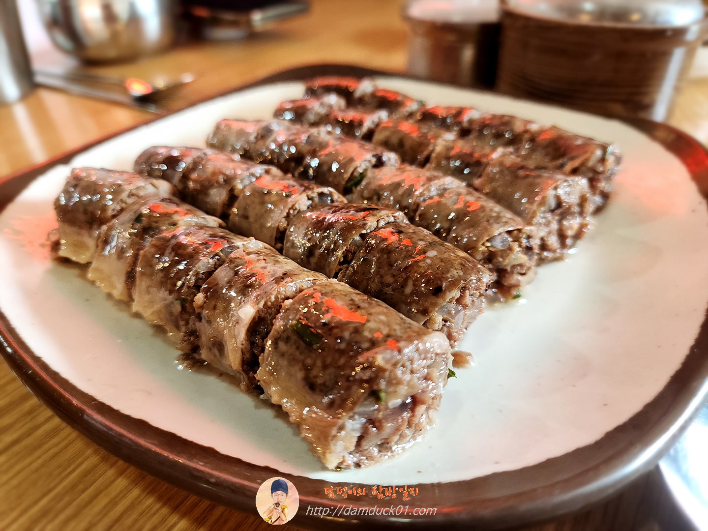 찹쌀순대 작은접시