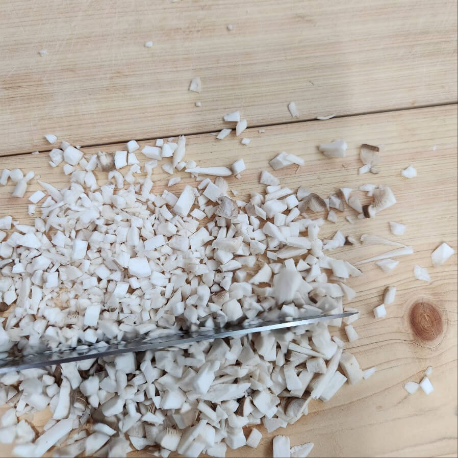 우렁 강된장 새송이버섯 다듬기 요리 재료