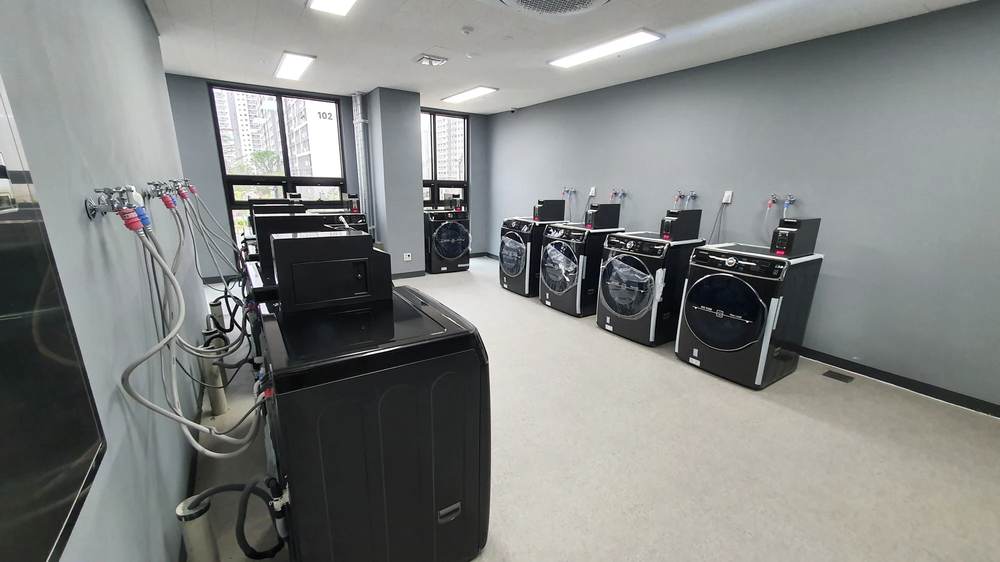 임대주택 코인세탁기