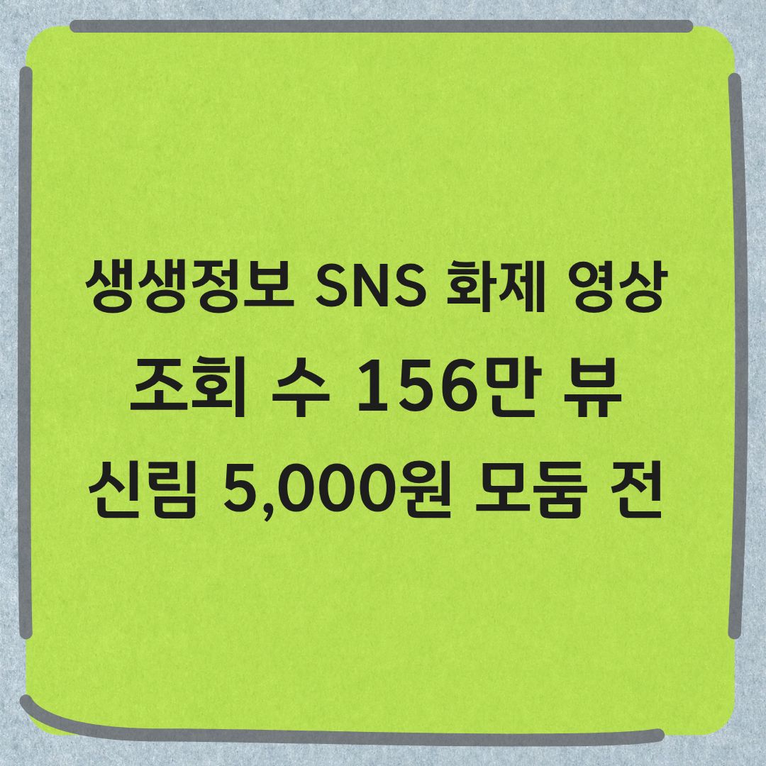 생생정보 관악구 신원시장 5000원 모둠전 위치 정보
