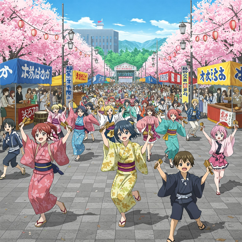 열정과 박동의 거리, 일본 삿포로 ‘요사코이 소란 마츠리’