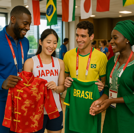 올림픽 문화 교류 관련 사진