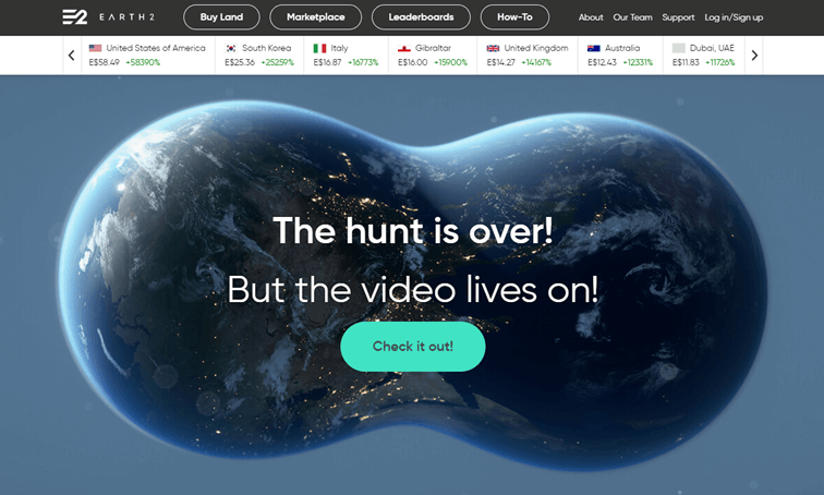 어스2-Earth2-메인-홈페이지