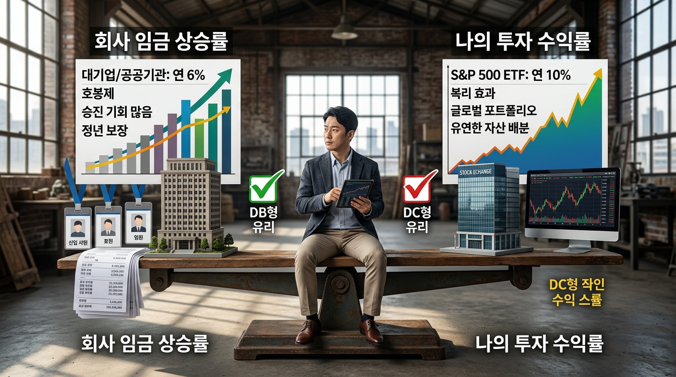 회사 임금 상승률과 개인 투자 수익률 간의 중요한 비교
