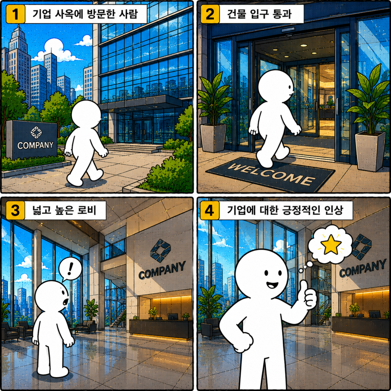 넓고 크게 계획한 로비의 의미