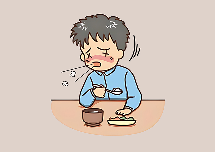 지속적인-기침으로-불편한-남성