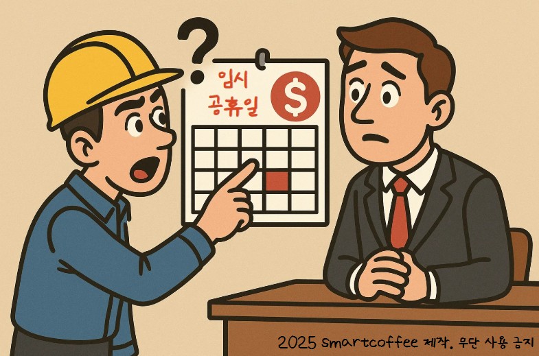 임시공휴일 수당, 받을 수 있는지 없는지 확인하는 법