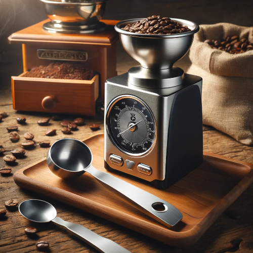 스푼과 원두 계량기 세트